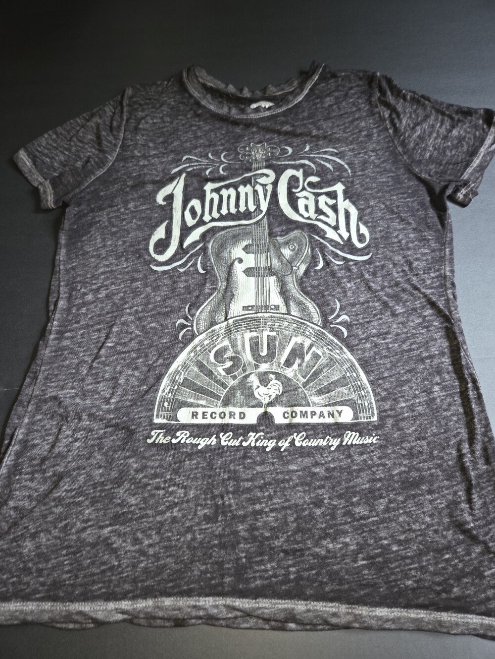 JOHNNY CASH Sun Record Company Size Large Sheer Tee